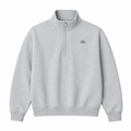 Grey sweater zip 
