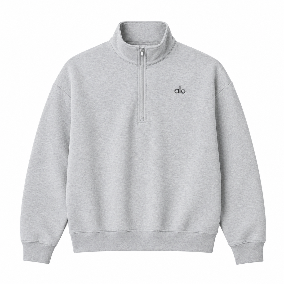 Grey sweater zip 