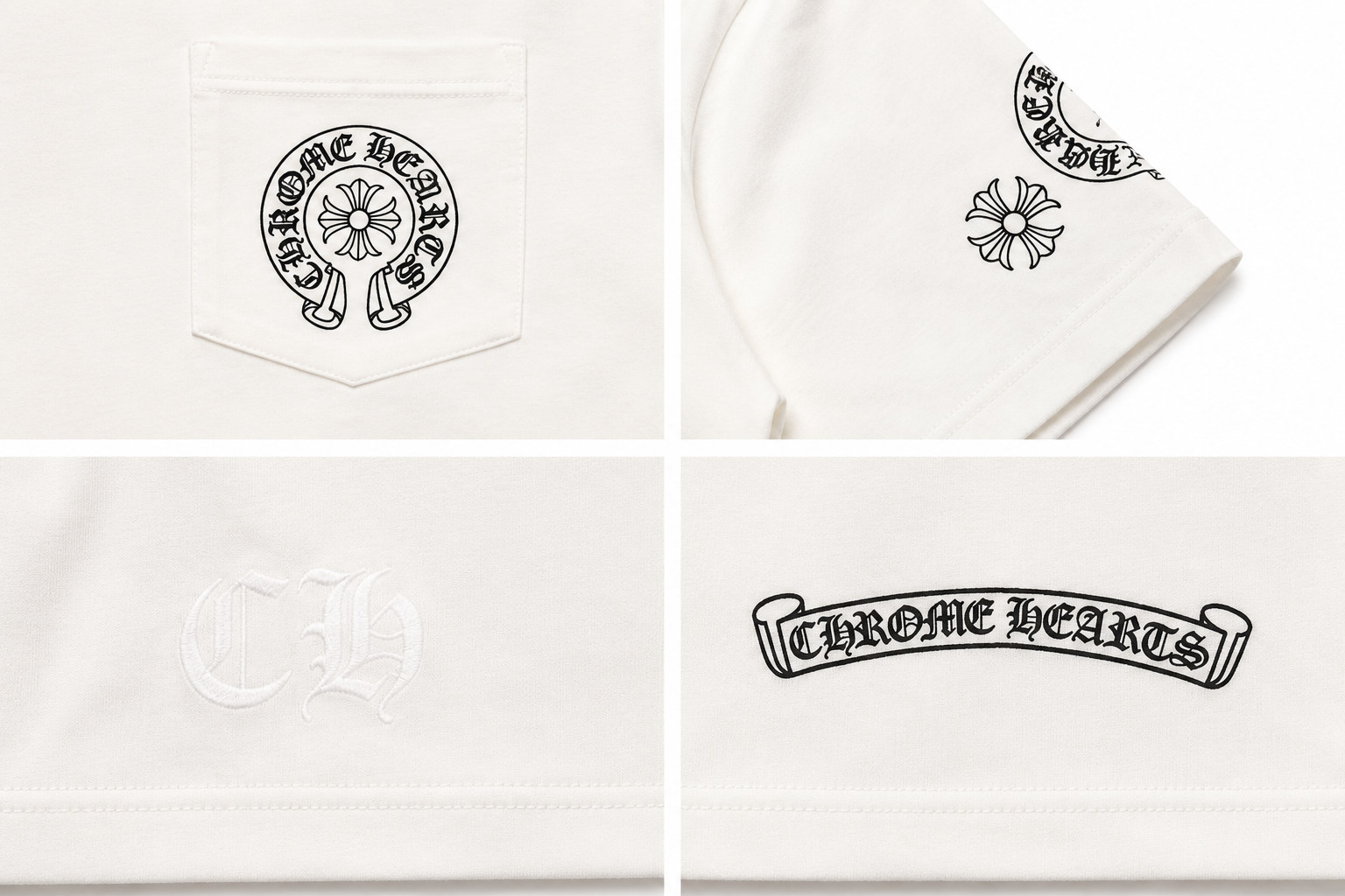 White Chrome Tee