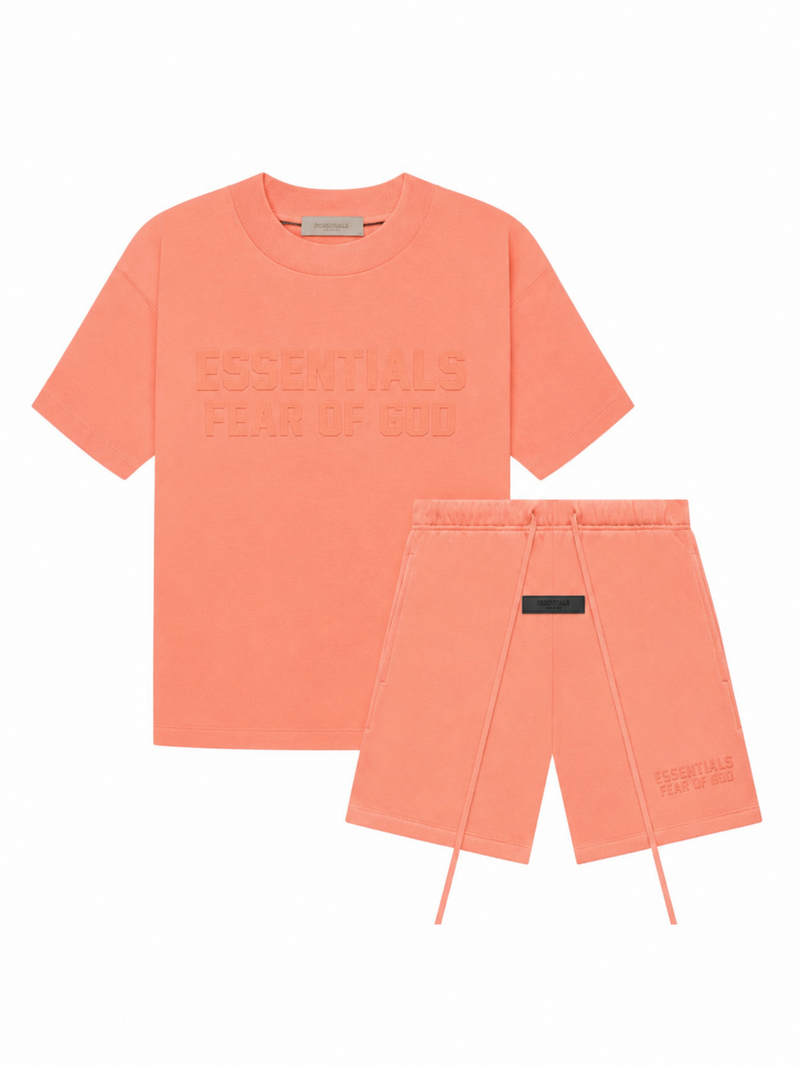 CORAL SET SHIRT + SHORT