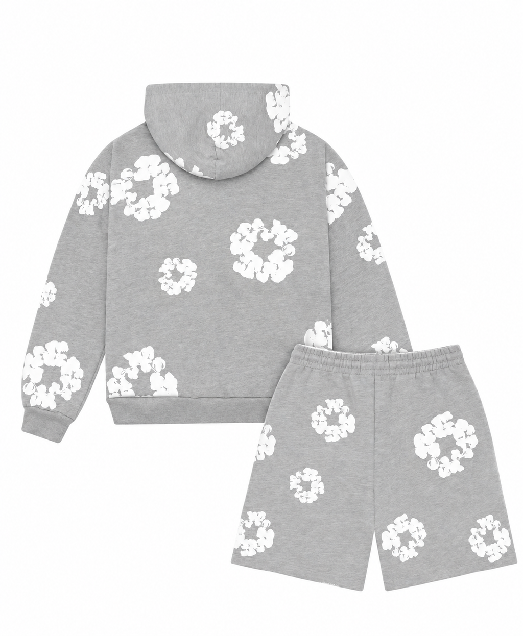 Denim Grey Set HOODIE + SHORT