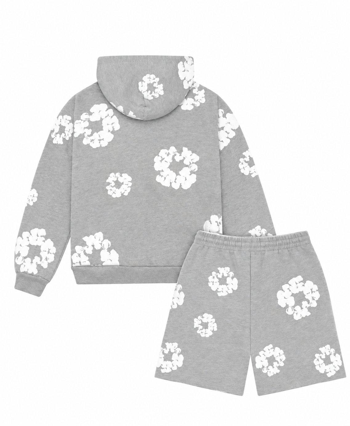 Denim Grey Set HOODIE + SHORT