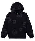 Black - Black Denim Hoodie