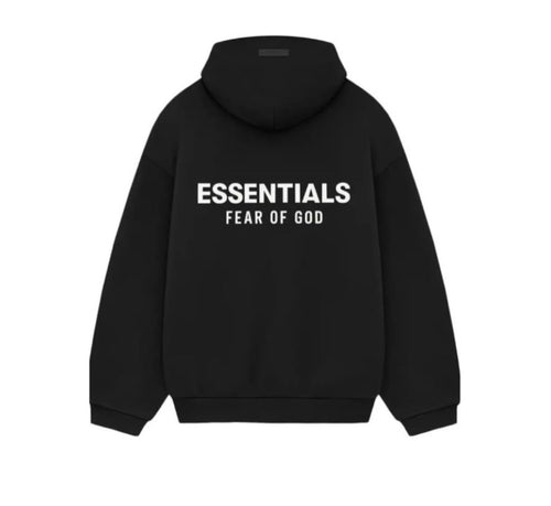 Black - White Hoodie
