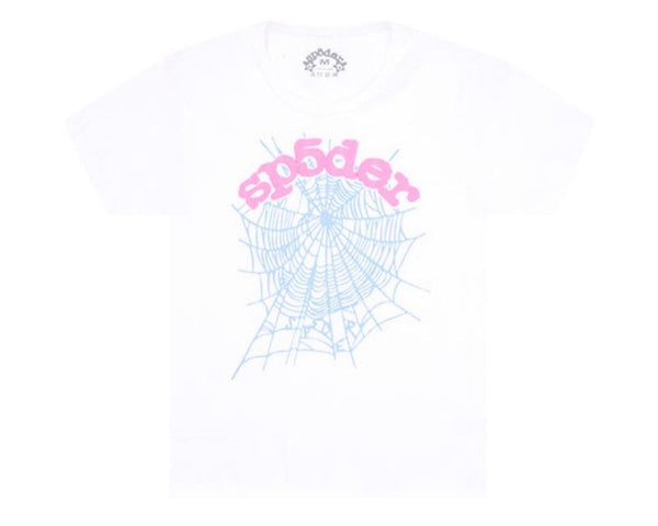Pink and White shirt cool blue web 