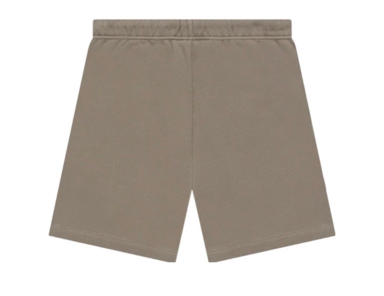 Beige shorts on a white background