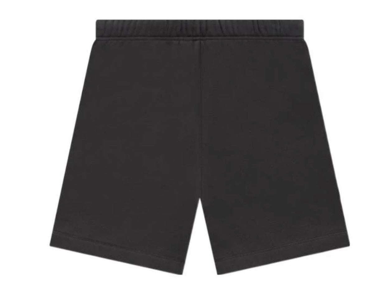 Black shorts on a white background