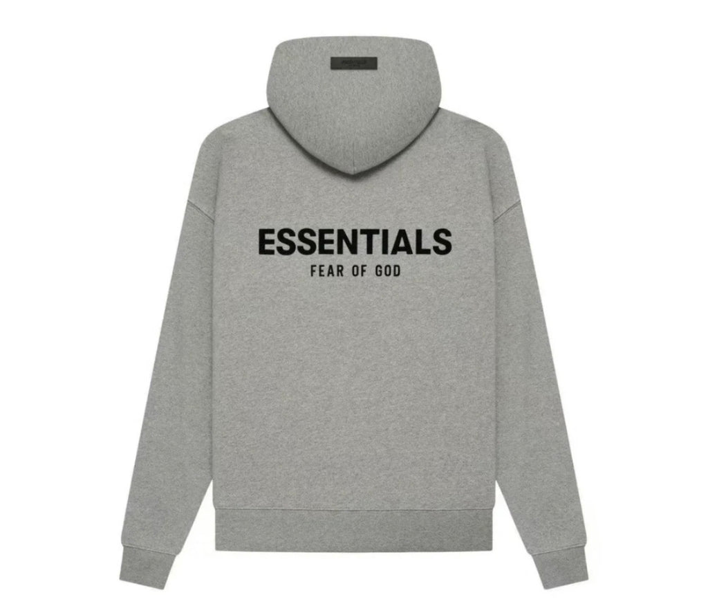 gray hoodie in white background 
