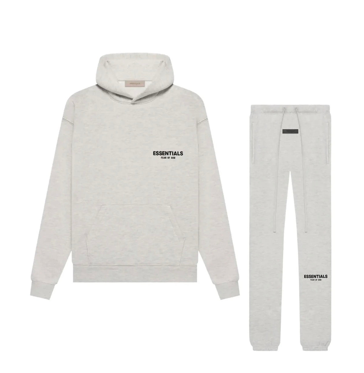 White hoodie and pants