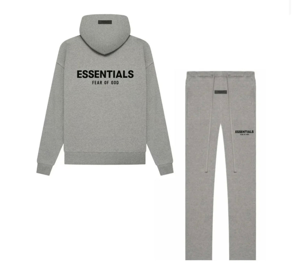 Grey Sweats and Grey Hoodie