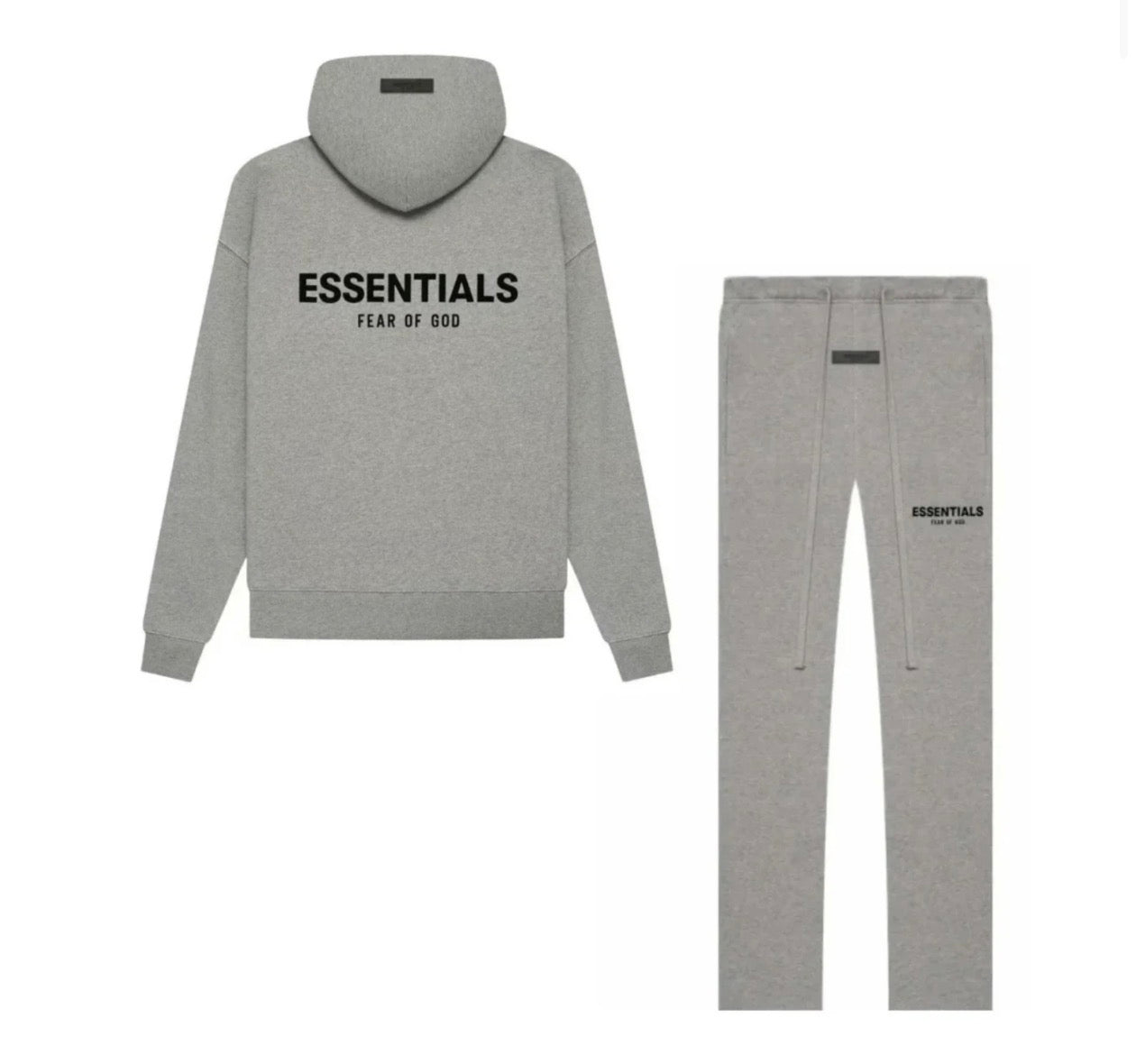 Grey Sweats and Grey Hoodie