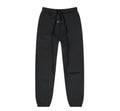 Black sweats on a white background 