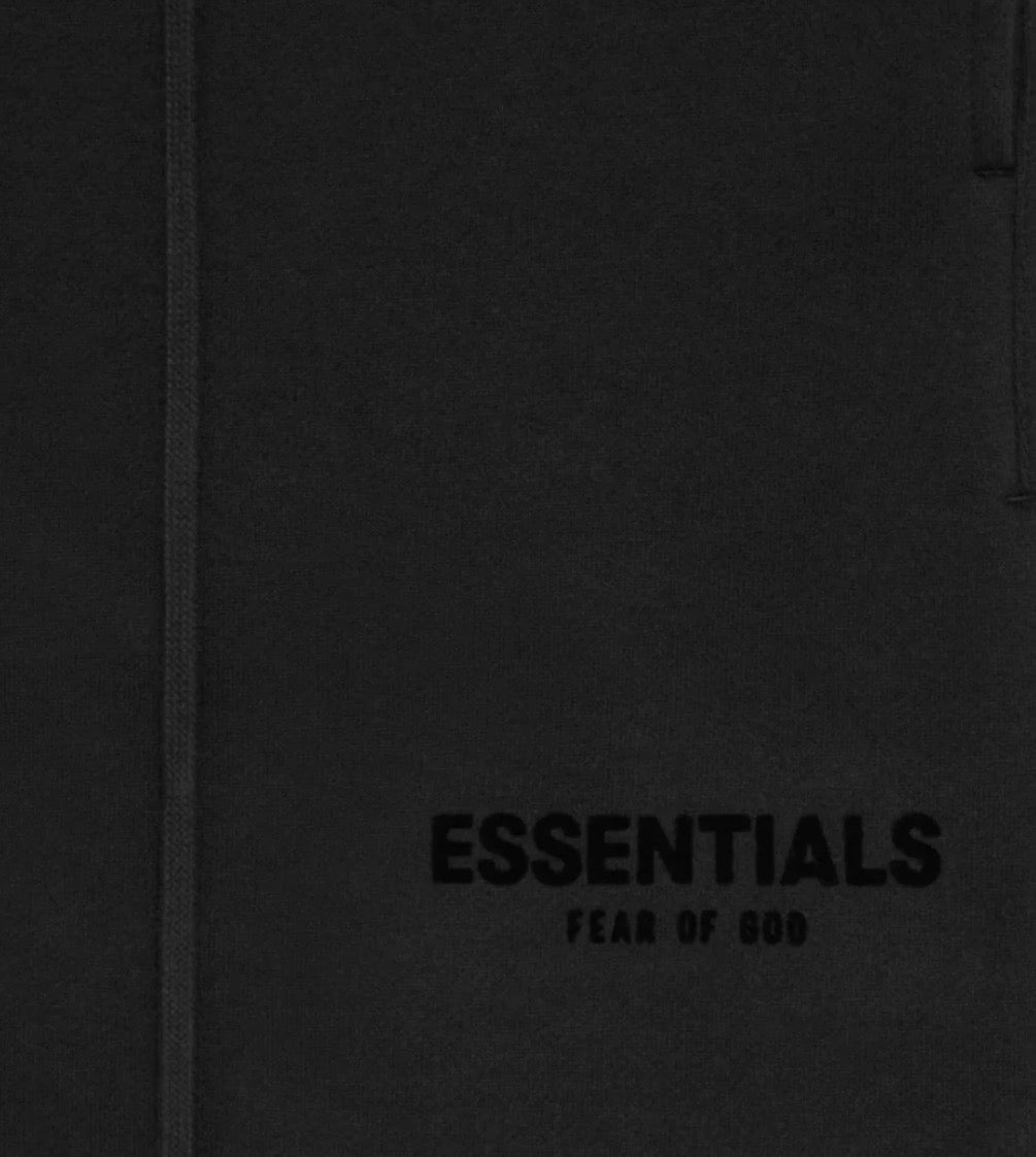 black sweats close up on fabric