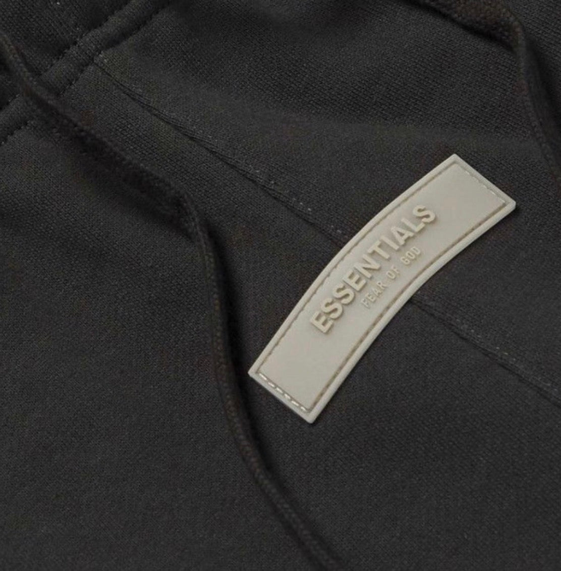close up on fabric of sweatpants