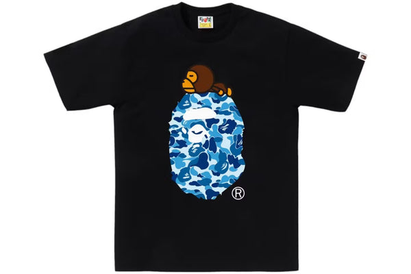 Camo Milo Blue and White Tee
