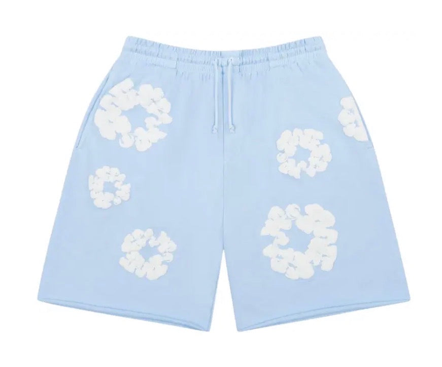 Light Blue Denim Shorts