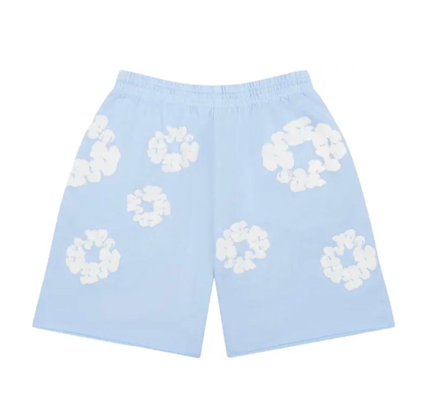 Light Blue Denim Shorts