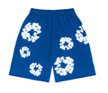 Dark Blue Denim Shorts