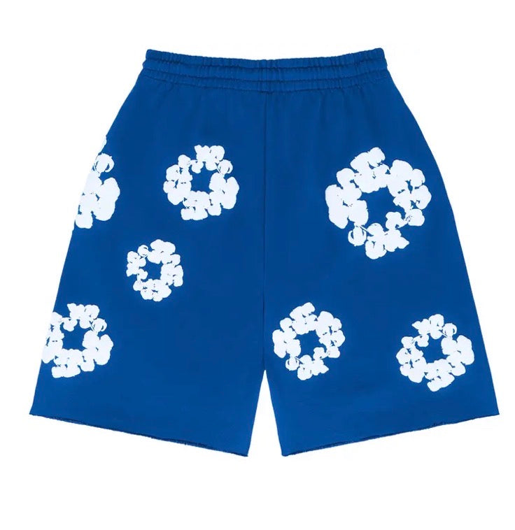 Dark Blue Denim Shorts