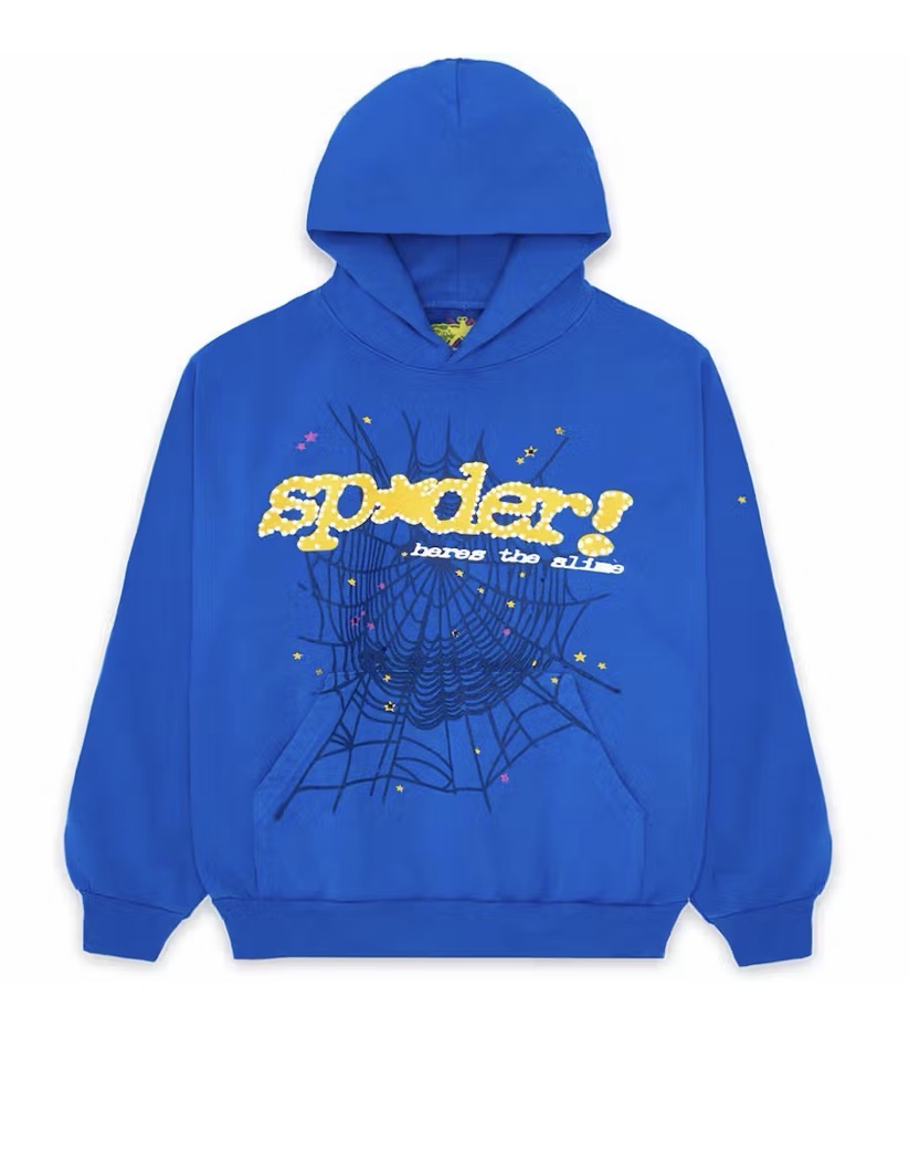 Sp5der TC Blue Hoodie