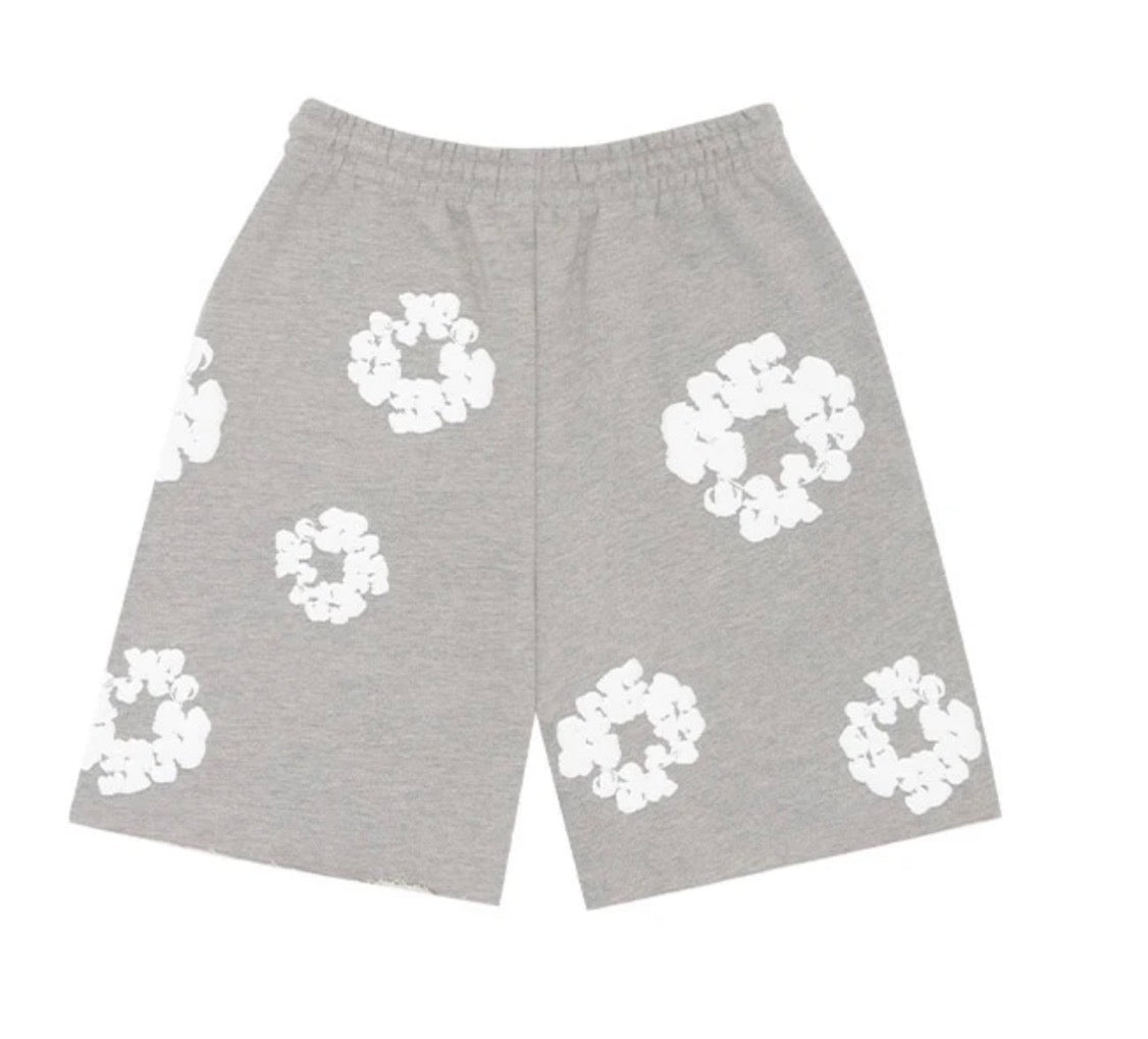 Grey - Denim Short