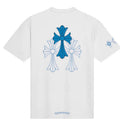 Blue White Chrome Tee
