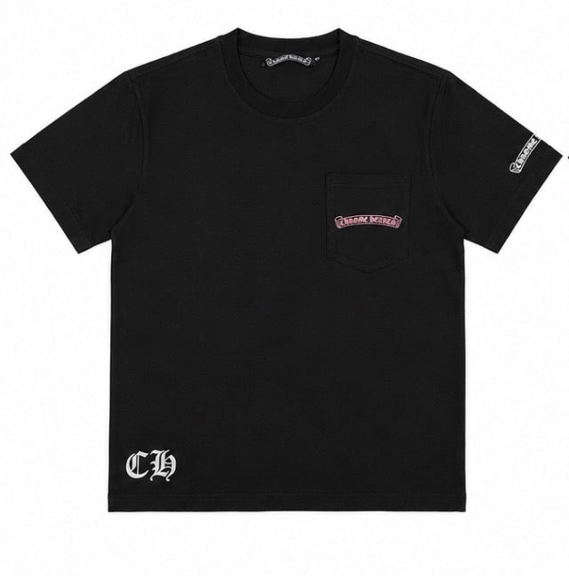 Pink and Black Chrome Tee