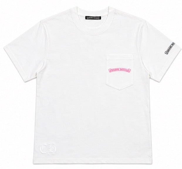 Pink White Chrome Tee