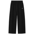Black sweats wide leg
